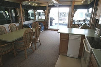60 Foot Silver Houseboat