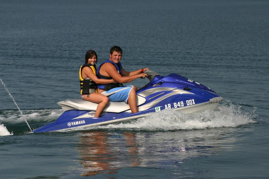Get into some action on a personal watercraft
