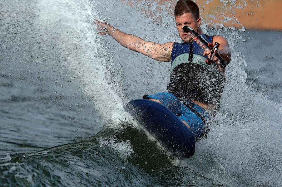 Show off your kneeboarding skills out on the open waters