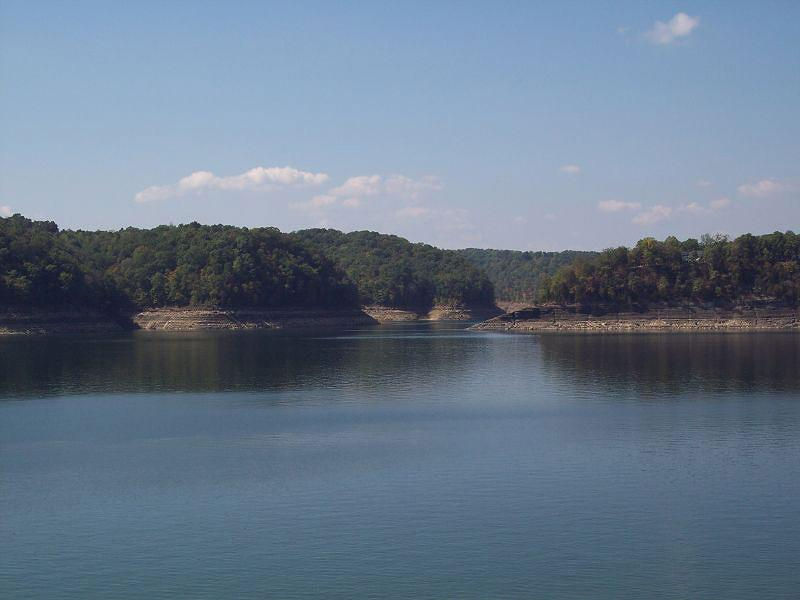 Lake Cumberland is a beautifully forested lake