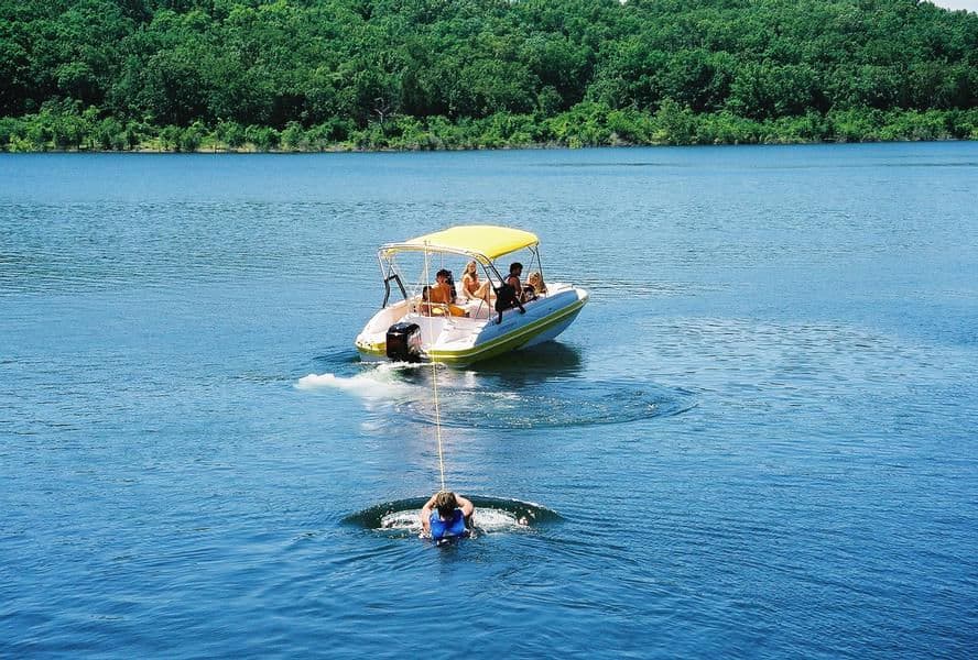 Take a speedboat out for some wake boarding fun