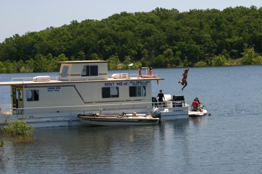 Leap from the sun deck into the cool waters