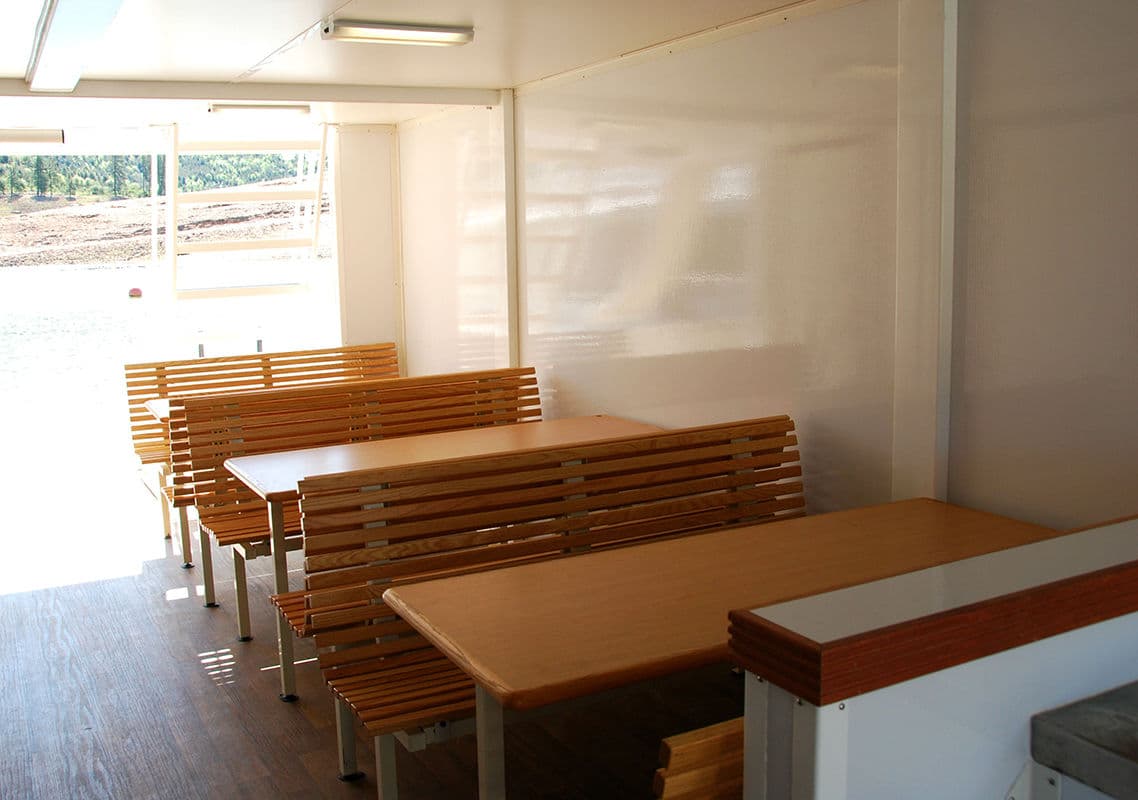 SuperCruiser Party Boat - Dining Area
