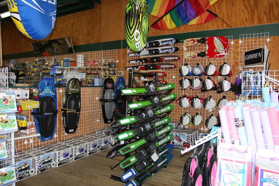 Choose from an abundance of water toys to enhance your fun