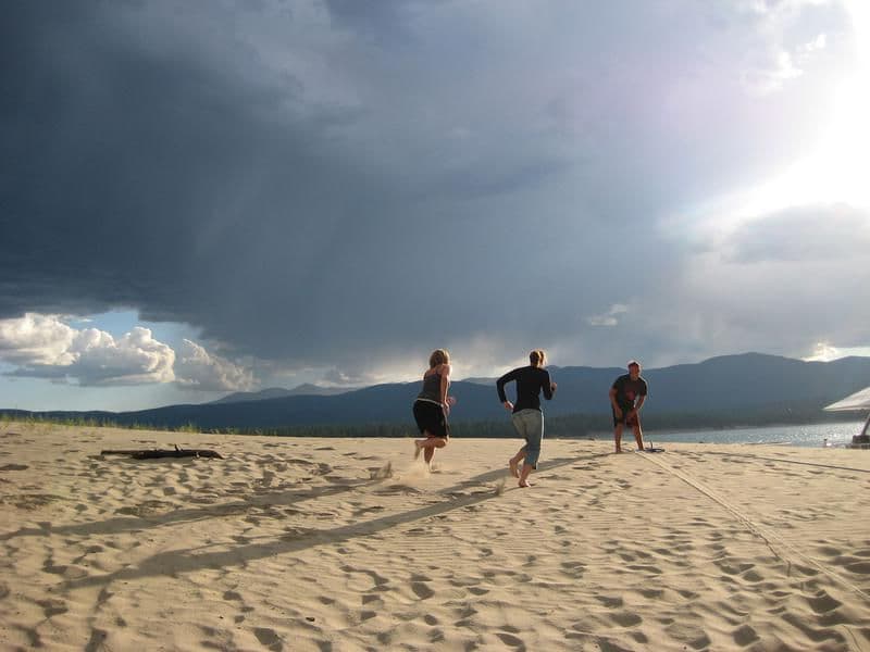 Feel the sand between your toes and the wind in your hair