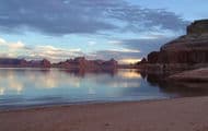 As the sun sets the tranquility of the peaceful evening sets in