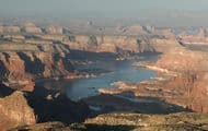 The sprawling lake leads to amazing hikes