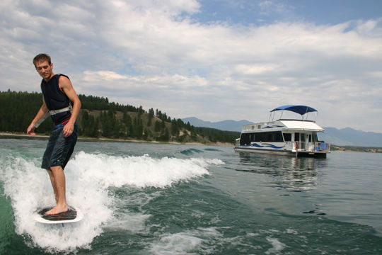 Lake Koocanusa Wake Surfer