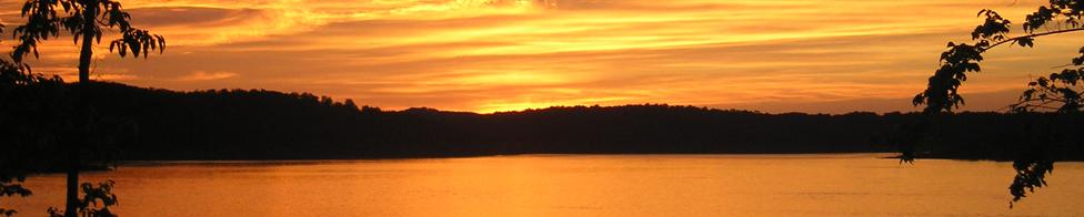 Sunset at Bull Shoals Lake