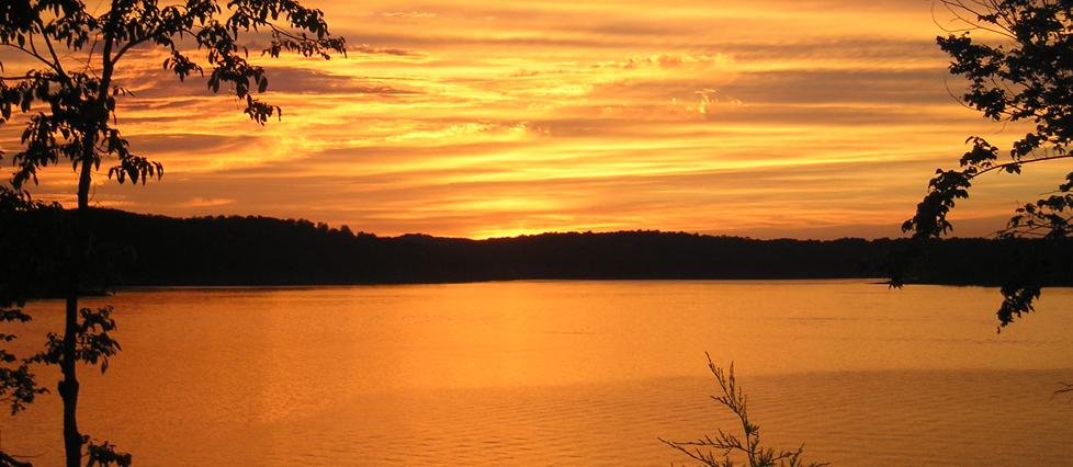 Sunset at Bull Shoals Lake