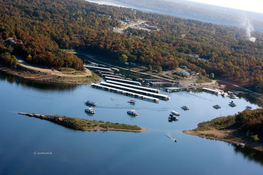 Bull Shoals Lake Boat dock, the home base