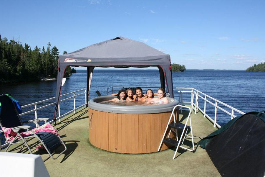 Gold Rush Jacuzzi Houseboat