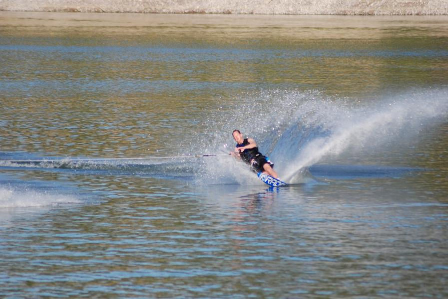 Sharp turn setup for a big jump