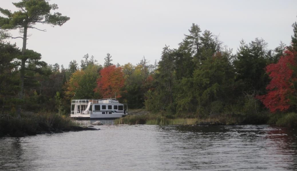 Fall colors beginning to show with the perfect vantage point