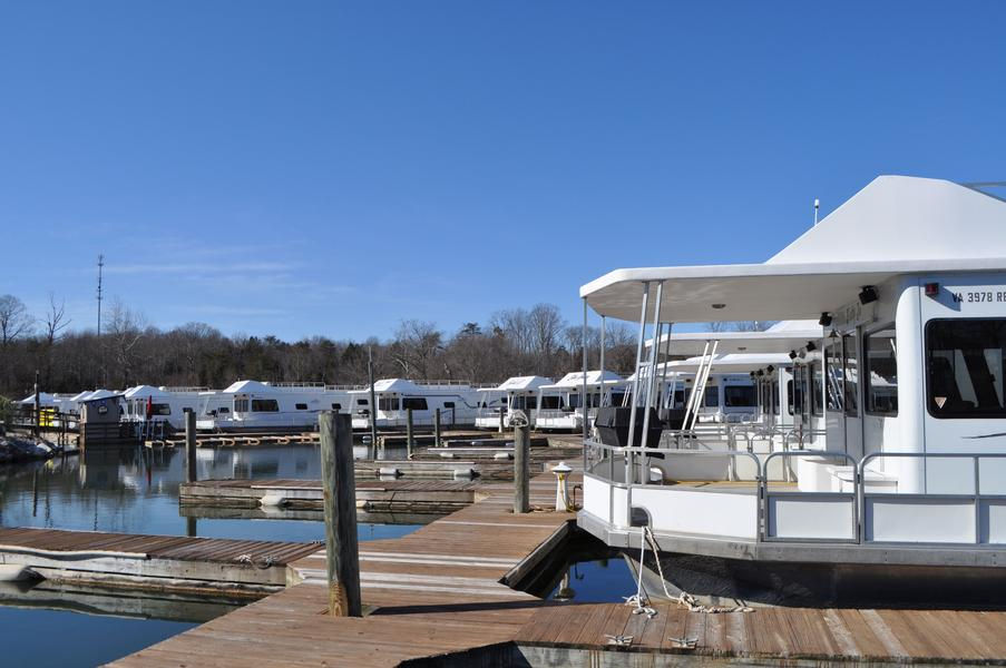 These houseboats are ready to launch