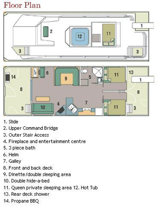 40-foot Mirage Houseboat