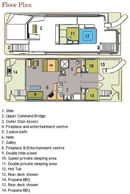 42-foot mirage houseboat