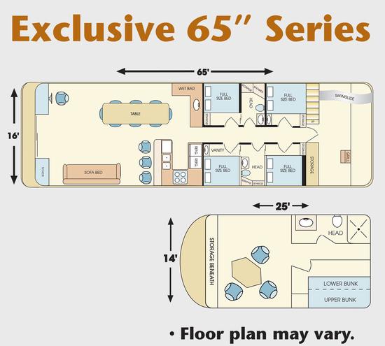 65-foot Series Houseboat