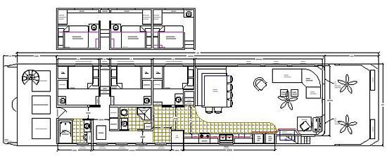 84-foot Bigfoot II Houseboat