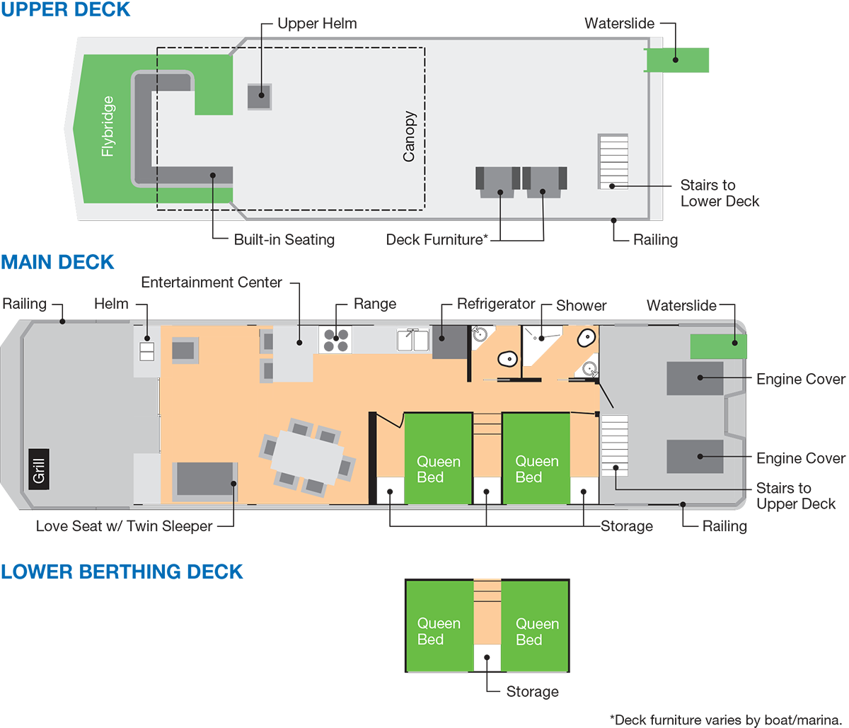 56' Getaway Houseboat