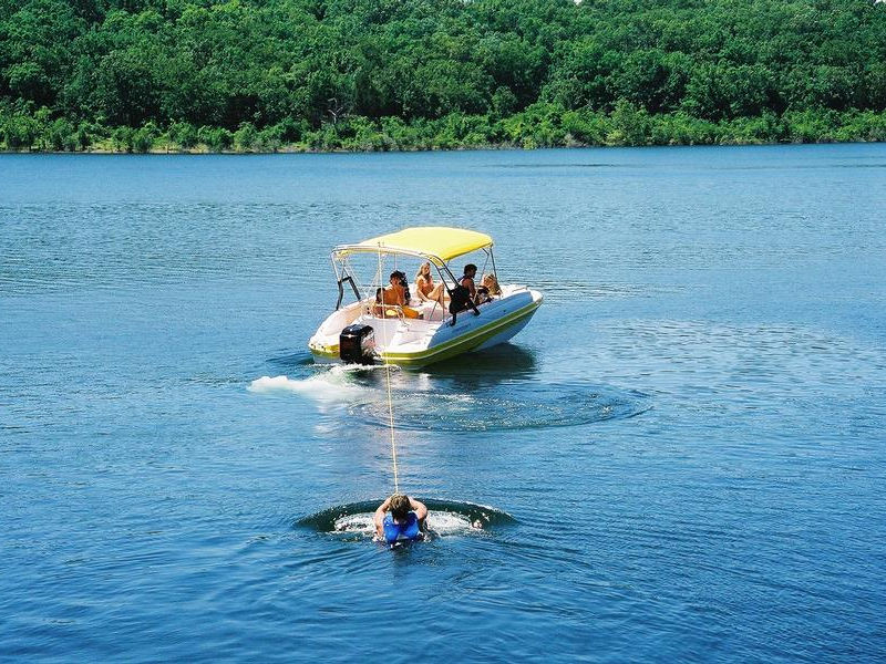 Take a speedboat out for some wake boarding fun Photos