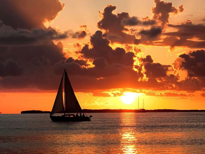 Gorgeous sunsets are the norm in the Florida Keys Photos