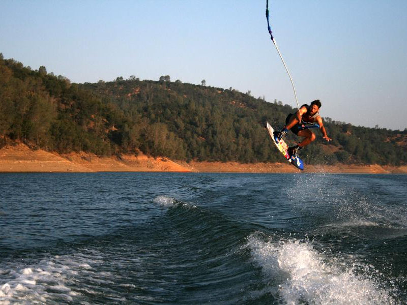 Jumping the wake never looked so scenic at Lake Don Pedro Photos