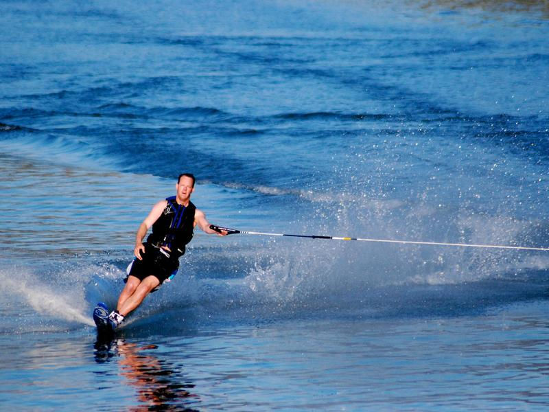 Carve the water through the wake Photos