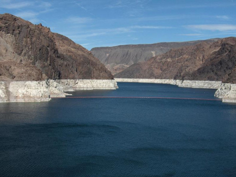 The distinctive bathtub ring of Lake Mead is instantly recognizable Photos