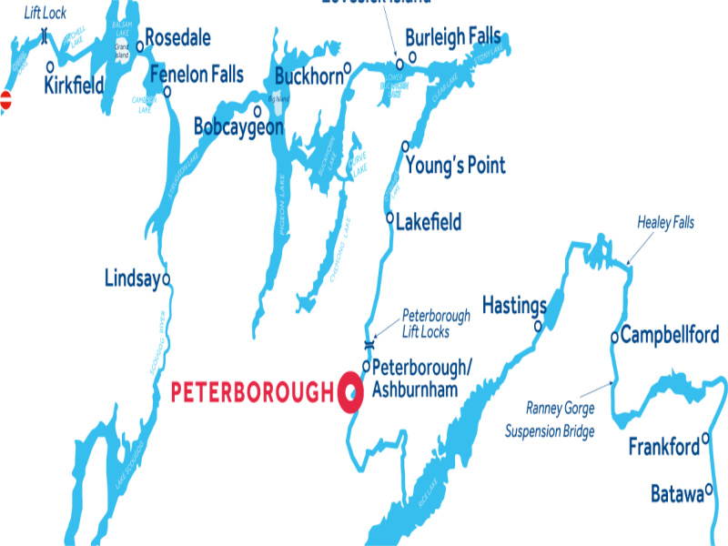 Map of the Trent-Severn Waterway Photos