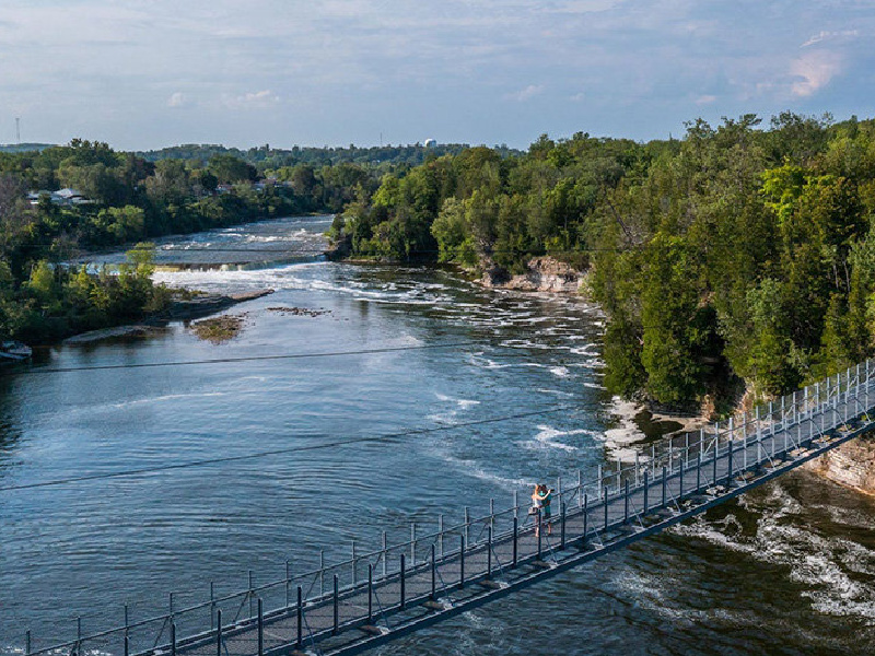 Ranney-Gorge Suspension Bridge Photos